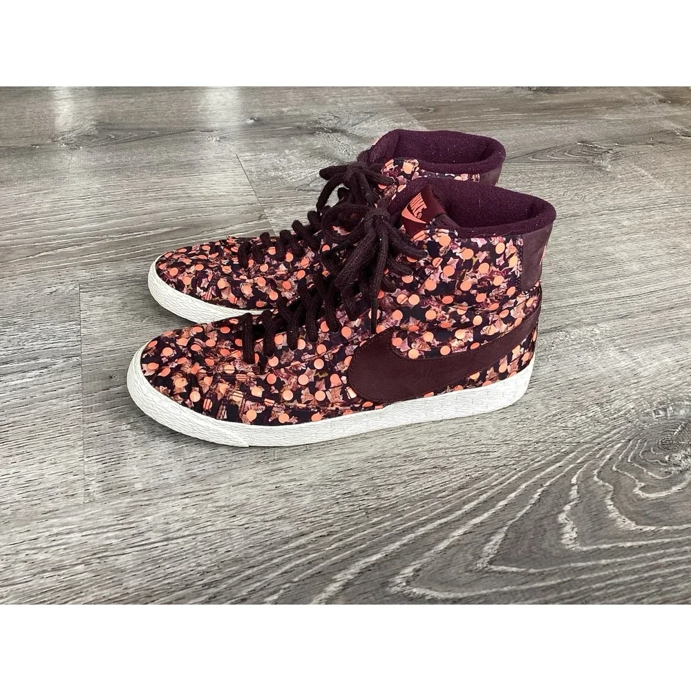 Nike SB Blazer Mid Vintage QS Liberty of London High Top Shoes Sneakers Size 7.5